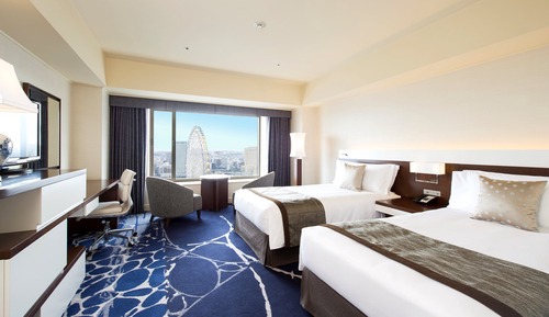Premium Room, 2 Twin Beds, City View (High Floor, Walk-In Shower)