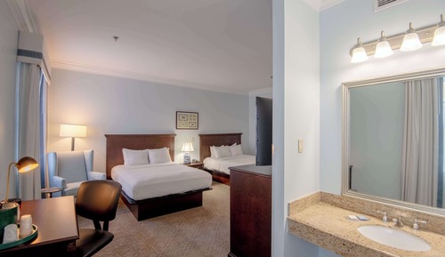 Deluxe Room, 2 Queen Beds, Accessible (Roll-In Shower, Mobility & Hearing)