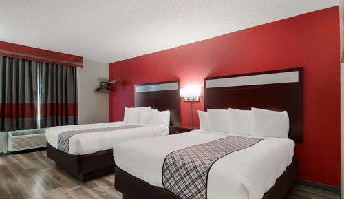 Standard Room, 2 Queen Beds, Non Smoking, Refrigerator & Microwave