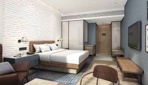 Standard Room, 1 King Bed, City View