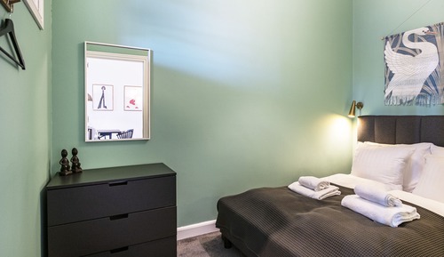 Comfort Apartment, Private Bathroom, Garden View (Front)