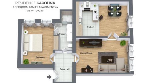 One-Bedroom Apartment