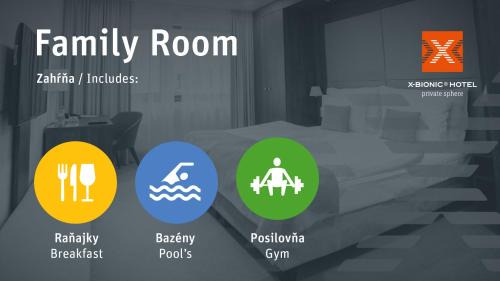 Family Room with Terrace - swimming pools and GYM included