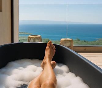 One-Bedroom Apartment with Sea View and Balcony
