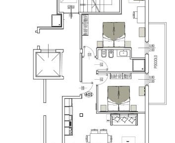 Two-Bedroom Deluxe Apartment with Balcony