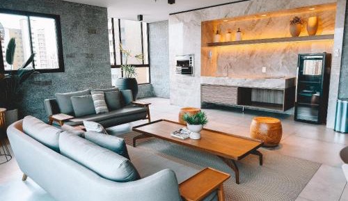 Deluxe One-Bedroom Apartment with City View