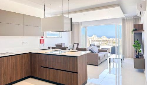 Three-Bedroom Apartment with Sea View