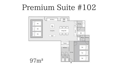 Suite with Mountain View