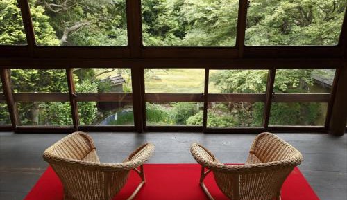 Japanese-Style Family Room with Shared Bathroom
