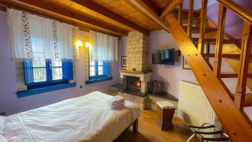 Deluxe Double or Twin Room with Fireplace and Jacuzzi