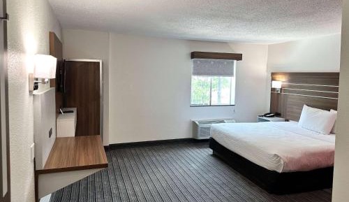 1 Queen Bed, Mobility Accessible Room, Roll-In Shower, Non-Smoking