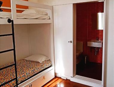 Bed in 4-Bed Mixed Dormitory Room with Private Bathroom