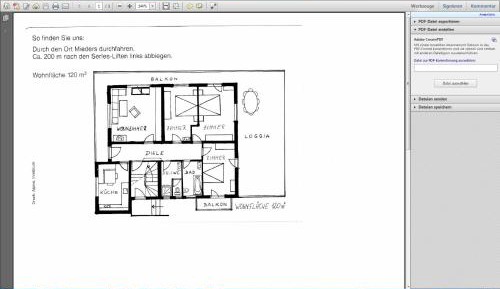 Standard Three-Bedroom Apartment with Balcony
