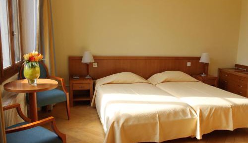 Twin Room with Private Bathroom and Park View