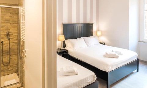 Two Connecting Double Rooms