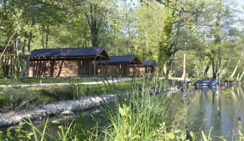 Caban next to the water