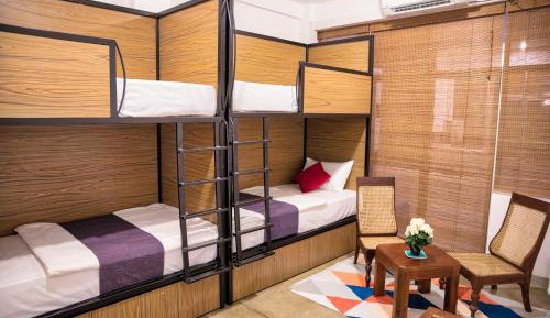 Bed in 4-Bed Mixed Dormitory Room with 10% Discount on Laundry