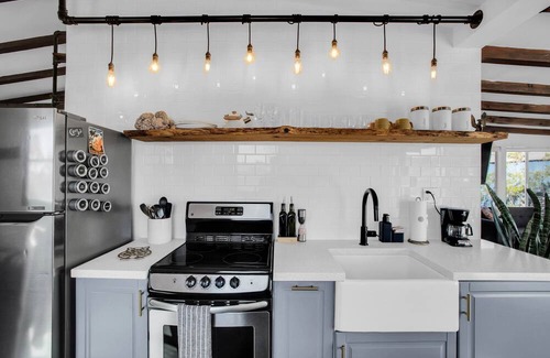 Joshua Tree Cabin | The Moon Cabin, A Rustic & Romantic Weekend Escape + Fireplace