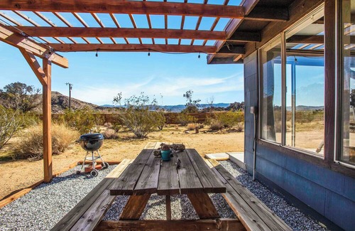 Joshua Tree Cabin | The Moon Cabin, A Rustic & Romantic Weekend Escape + Fireplace