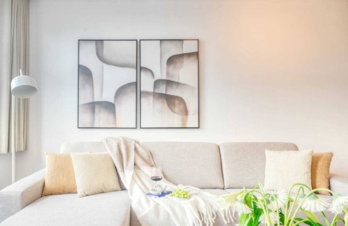 University District Apartment | Bright 1BR Haven in Antwerp with Terrace