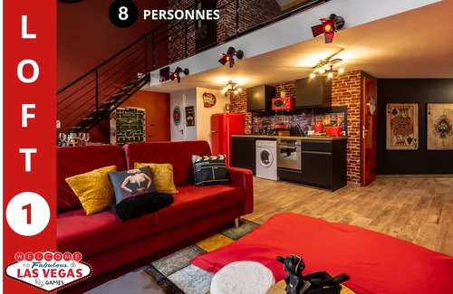 Jacquard - Prefecture Apartment | 3 Logements 300 m2 Loft Billard / Babyfoot / BAR À Jeux