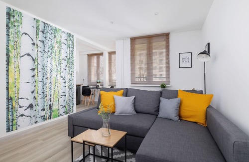 Katowice Apartment | Studio With Desk in Katowice by Renters