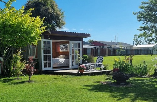 Westport Cottage | Unique, delightful Tiny Home with Alfresco living area including retro Poptop.