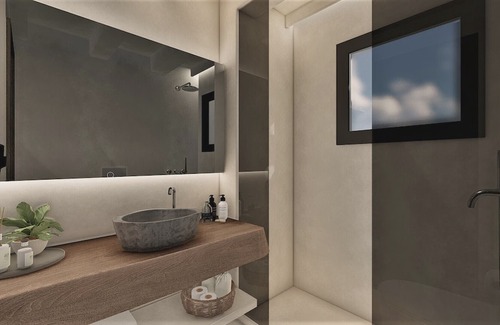 Almyros Hotel | Unique Design Suite with Breakfast - Next to the beach