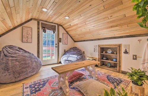 Freedom House | Unique Maine Log Cabin with Trout Ponds and Sauna!