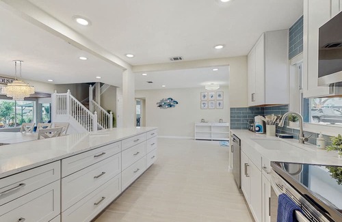 Bahia Vista House | Waterfront home with private pool, deck & patio - 1/2 mile to the beach