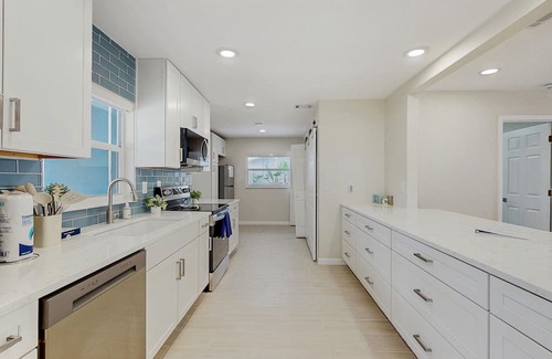 Bahia Vista House | Waterfront home with private pool, deck & patio - 1/2 mile to the beach