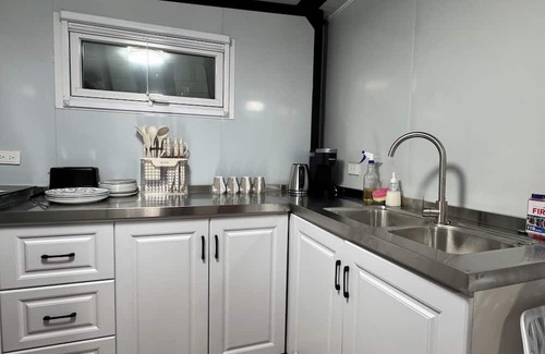 Valinda Resort | Amazing resort with AC in La Puente - 2 bedrooms container house