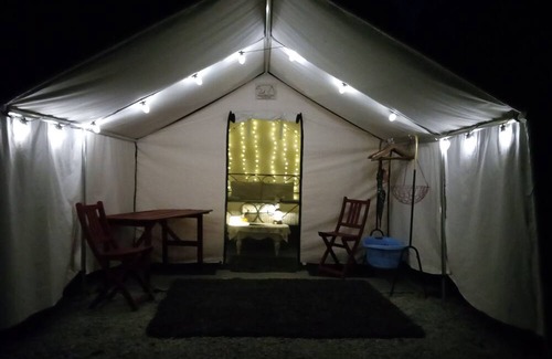 Salt Spring Island RV Rental | Private & peaceful furnished campsite on eco-farm