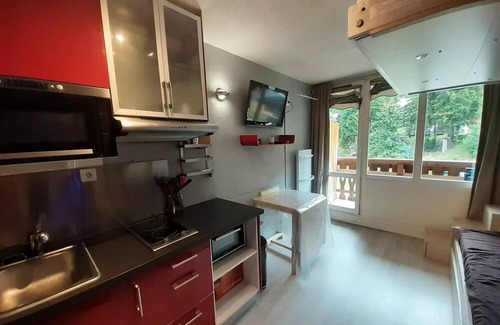 Valfrejus Apartment | Thabor D Residence - Studio for 4 people