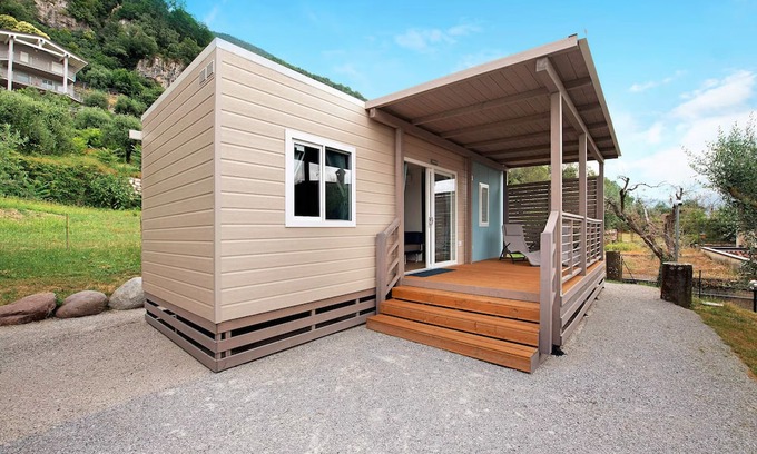 Predore RV Rental | Camping home with lake view, Wi fi and air conditioning