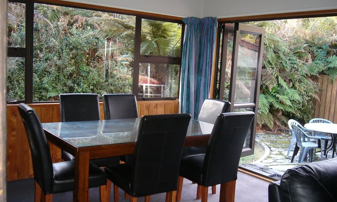 Franz Josef Glacier House | Central & Relaxing, park up and enjoy rainforest views.
