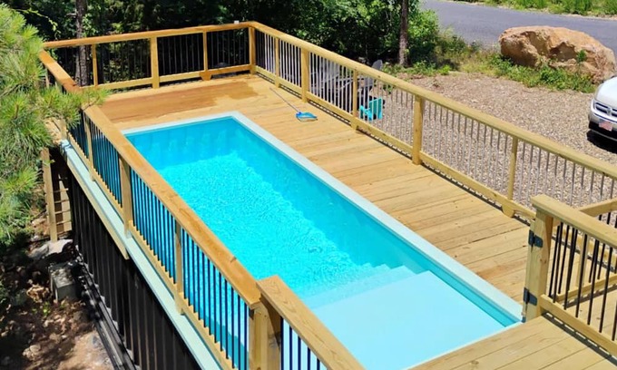 Broken Bow Cabin | 2Mountaintop Cabins Pool Saunas Slides Views &More