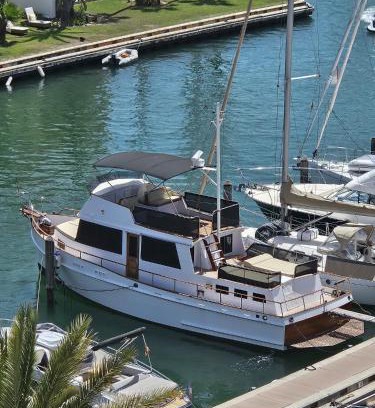 Sotogrande Boat Rental | Beautiful 45 foot Grand Banks Yacht in Puerto Sotogrande, Spain